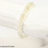 LIBYAN DESERT GLASS BRACELET - 7 mm BEADS (LDGBR22056)
