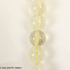LIBYAN DESERT GLASS BRACELET - 7 mm BEADS (LDGBR22056)