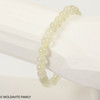LIBYAN DESERT GLASS BRACELET - 7.8 mm BEADS (LDGBR22057)