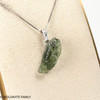 RAW MOLDAVITE PENDANT - B Grade - Final Sale 1.22g (RPB113)