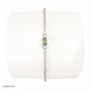 Sterling Silver Bracelet with Oval Moldavite (MSB039)