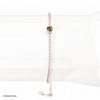 Sterling Silver Bracelet with Round Moldavite (MSB041)