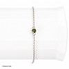 Sterling Silver Bracelet with Round Moldavite (MSB041)