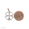 4 LEAF CLOVER PENDANT WITH MOLDAVITE (MSP0271)