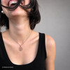 4 LEAF CLOVER PENDANT WITH MOLDAVITE (MSP0271)