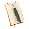 RAW MOLDAVITE PENDANT - STERLING SILVER - 13.13g (MSP0235I035)