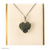 MOLDAVITE HEART PENDANT - 4.09g (MSP0194I045)