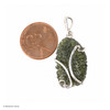 MOLDAVITE PENDANT - STERLING SILVER - 4.3g (MSP0201I053)