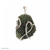MOLDAVITE PENDANT - STERLING SILVER - 8.24g (MSP0201I055)