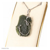 MOLDAVITE PENDANT - STERLING SILVER - 9g (MSP0201I056)