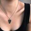 PENDANT WITH RAW MOLDAVITE 4.97g (MSP0155I147)