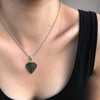 PENDANT WITH RAW MOLDAVITE 5.73g (MSP0155I148)