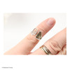 RING - RAW MOLDAVITE & HERKIMER DIAMOND - SIZE 5.5 (MSR169I066)