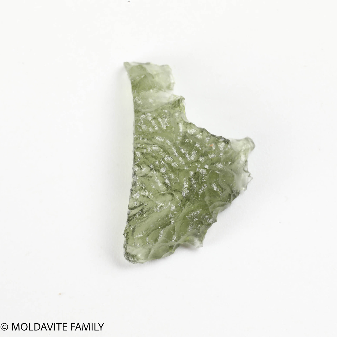 Moldavite Véritable Starborn - 2-5 Carats - Pierre Naturelle - Verte - Qualité Collector - Boîtier Inclus
