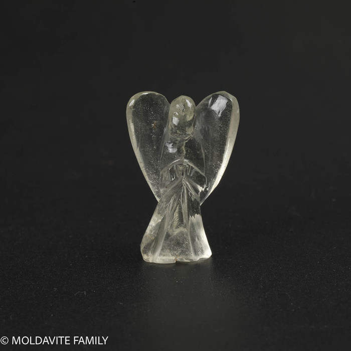 LIBYAN DESERT GLASS CARVING - angel 2.2G ( LDGCAR22005 )