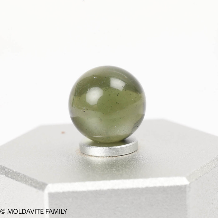 MOLDAVITE SPHERE 11.2mm ( MSPH009 )