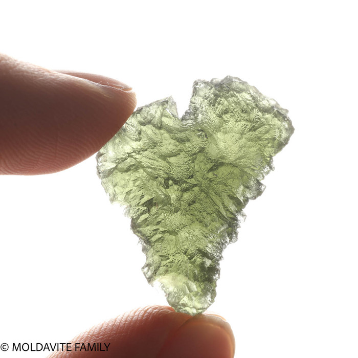 MOLDAVITE 6 GRAMS - REGULAR QUALITY - NATURAL HEART ( MR522072 )