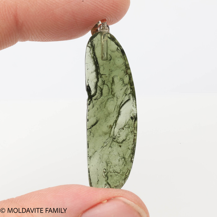 MOLDAVITE PENDANT - CABOCHON - 3.7g (MSP0236I001)