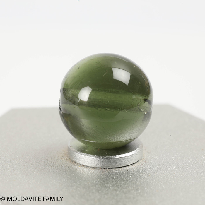 MOLDAVITE SINGLE BEAD 10.8mm (SBED101)