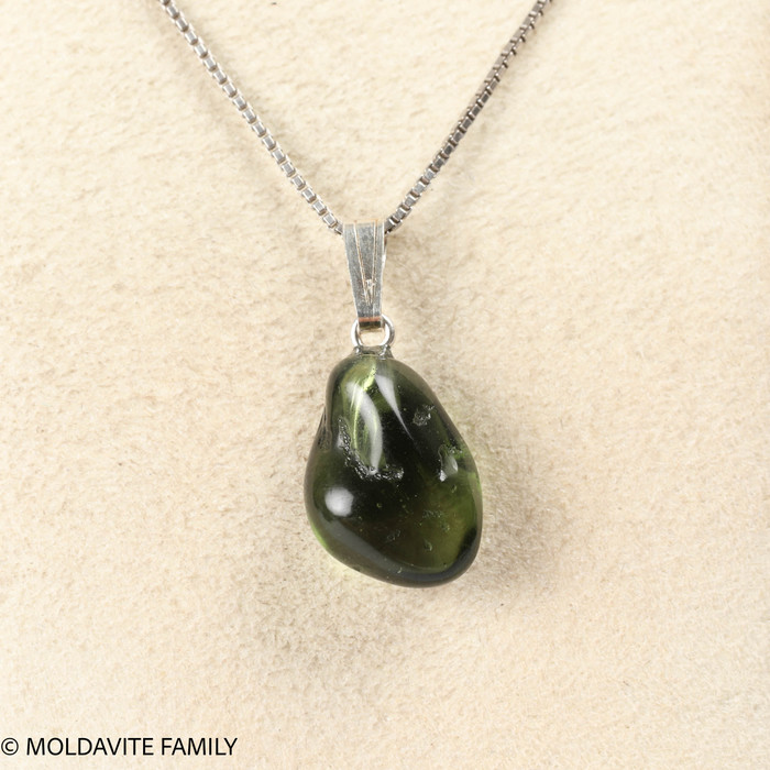 MOLDAVITE PENDANT - POLISHED - 1.53g (MSP0249I004)