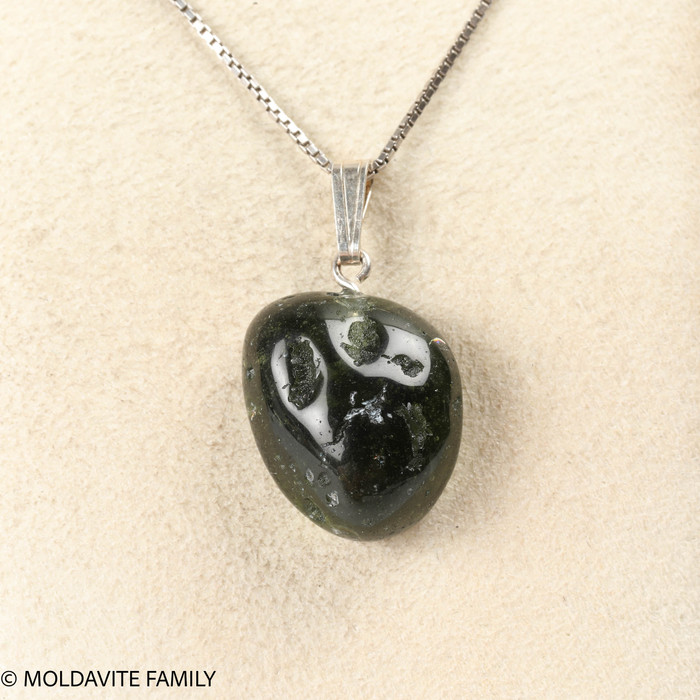 MOLDAVITE PENDANT - POLISHED - 3.13g (MSP0249I006)