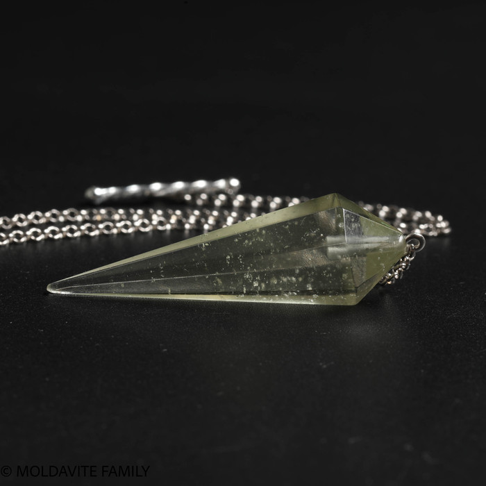 LIBYAN DESERT GLASS PENDULUM - 4.89 GRAMS (LPEN031)