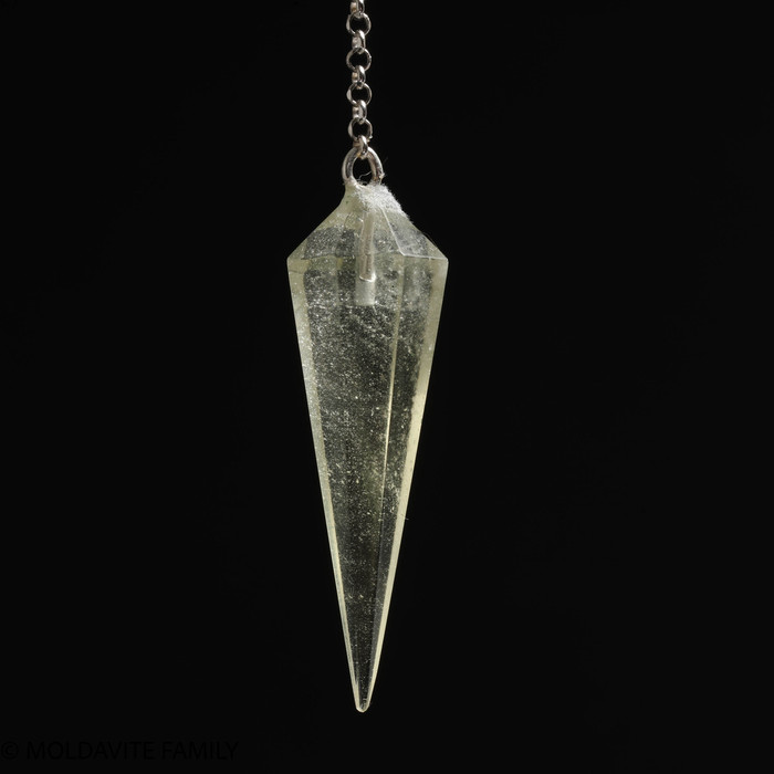 LIBYAN DESERT GLASS PENDULUM - 3.54 GRAMS (LPEN033)