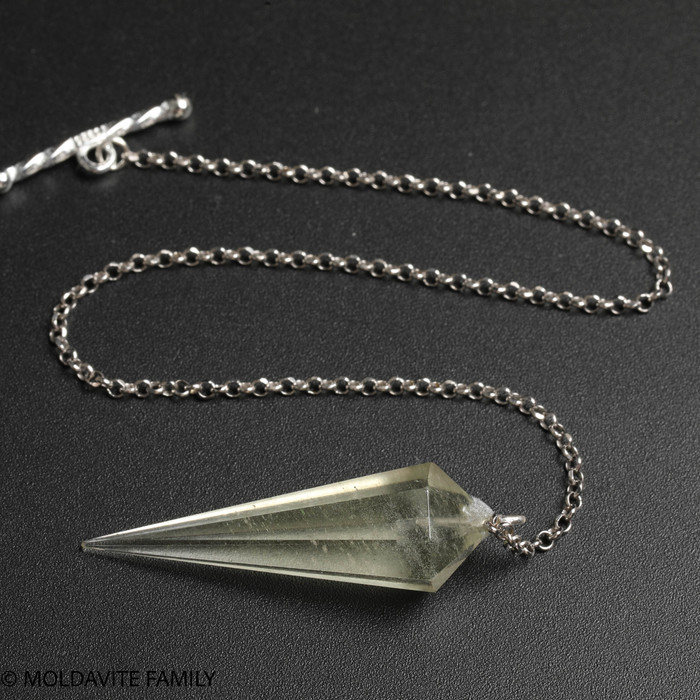 LIBYAN DESERT GLASS PENDULUM - 3.54 GRAMS (LPEN033)