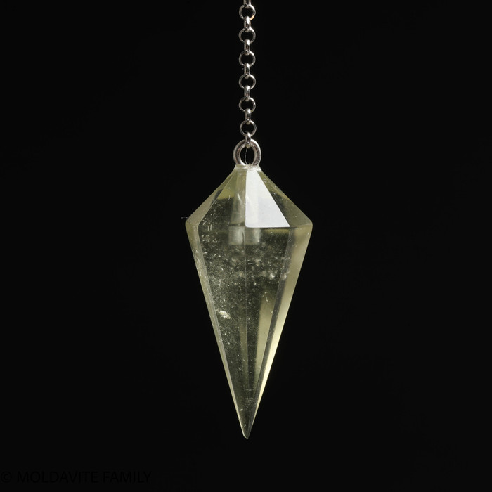 LIBYAN DESERT GLASS PENDULUM - 3.82 GRAMS (LPEN035)
