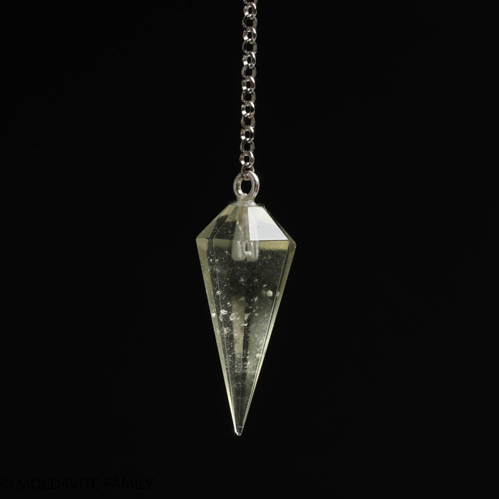 LIBYAN DESERT GLASS PENDULUM - 2.39 GRAMS (LPEN036)