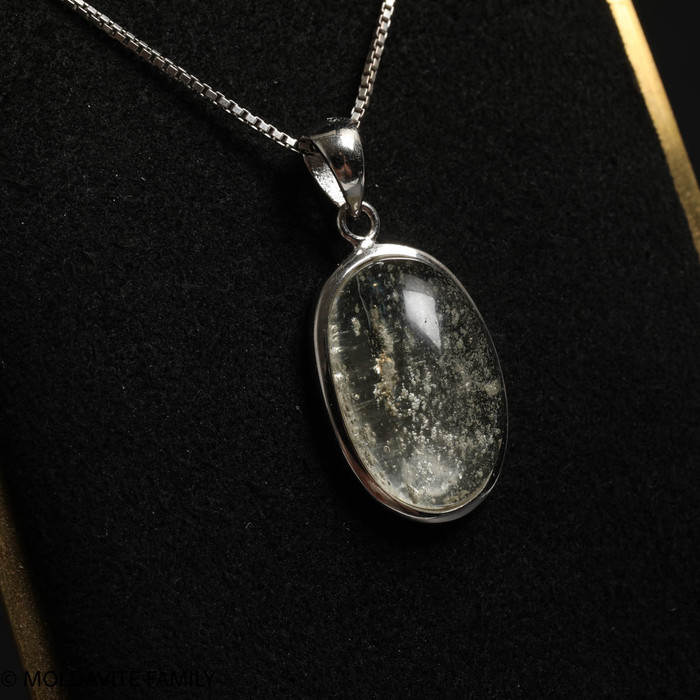 LIBYAN DESERT GLASS CABOCHON PENDANT - 3.27g (LDGP22005I001)