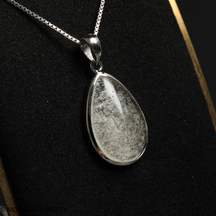 LIBYAN DESERT GLASS CABOCHON PENDANT - 3.55g (LDGP22005I004)