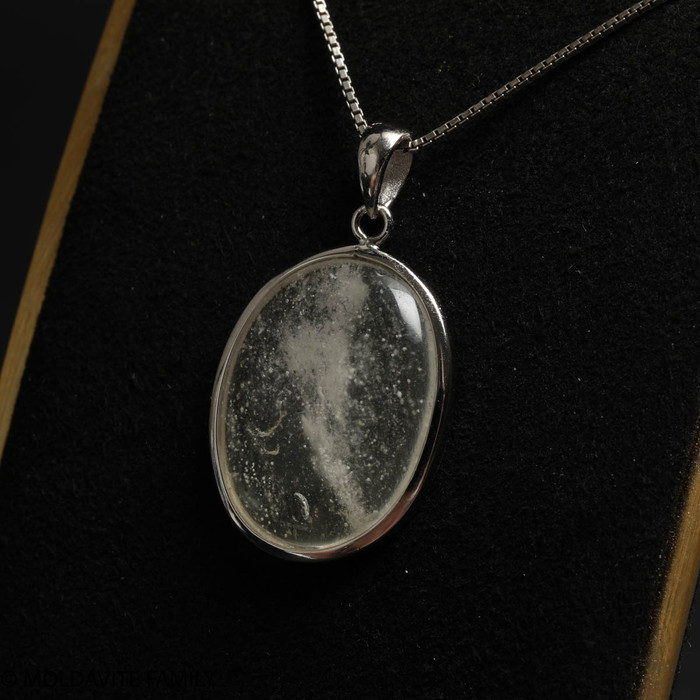 LIBYAN DESERT GLASS CABOCHON PENDANT - 4.32g (LDGP22005I012)