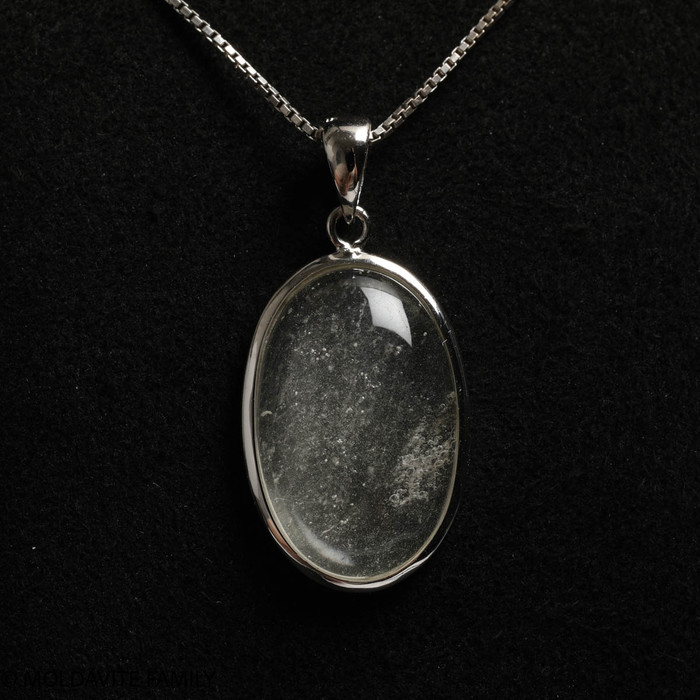 LIBYAN DESERT GLASS CABOCHON PENDANT - 3.55g (LDGP22005I017)