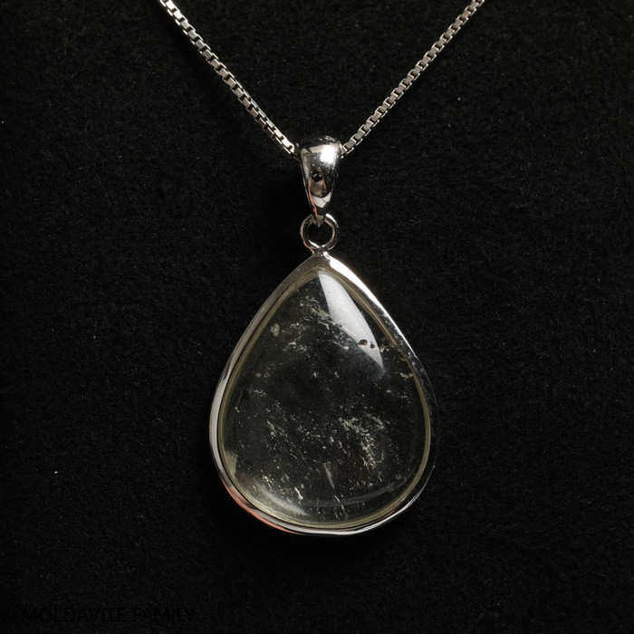 LIBYAN DESERT GLASS CABOCHON PENDANT - 3.49g (LDGP22005I018)