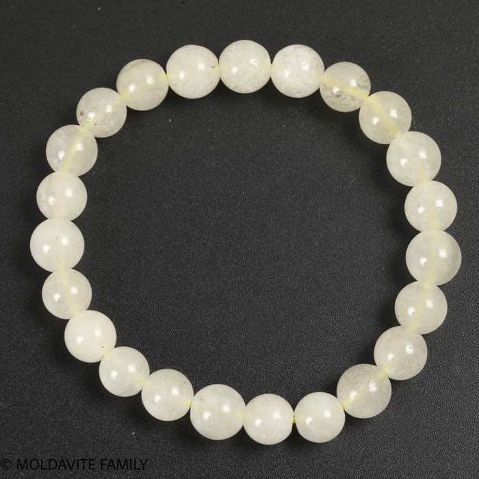 LIBYAN DESERT GLASS BRACELET - 8.5 mm BEADS (LDGBR22054)