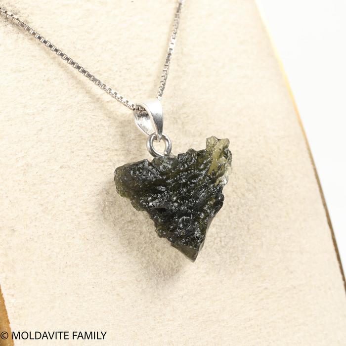 RAW MOLDAVITE PENDANT - B Grade - Final Sale 2.06g (RPB053)