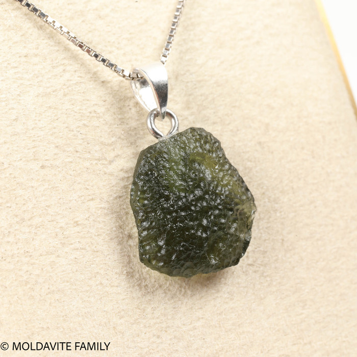 RAW MOLDAVITE PENDANT - B Grade - Final Sale 2.06g (RPB107)