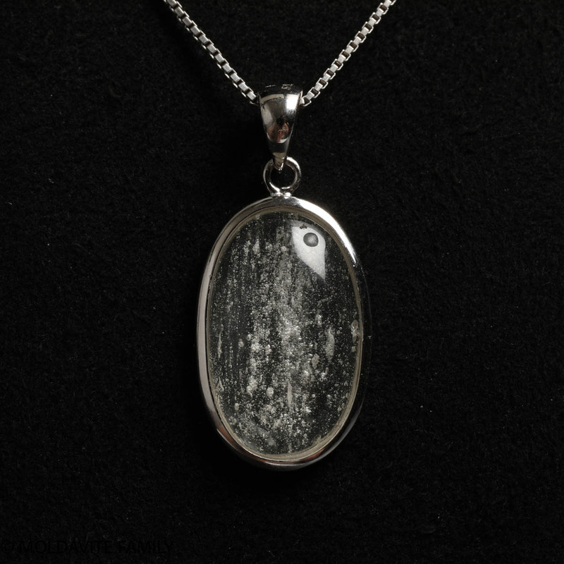 LIBYAN DESERT GLASS CABOCHON PENDANT - 3.08g (LDGP22005I008)