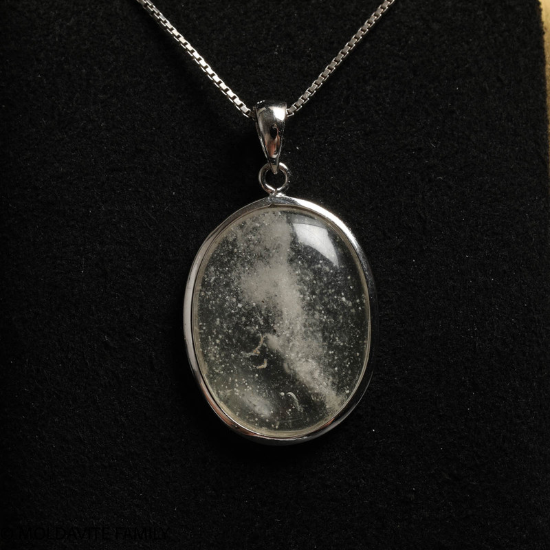 LIBYAN DESERT GLASS CABOCHON PENDANT - 4.32g (LDGP22005I012)