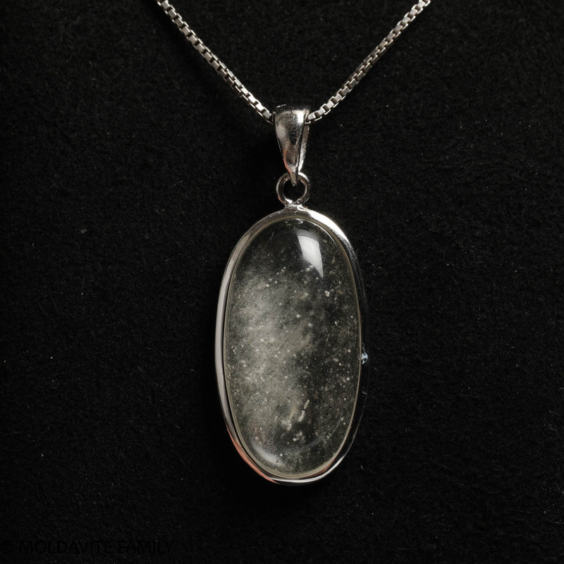 LIBYAN DESERT GLASS CABOCHON PENDANT - 3.8g (LDGP22005I021)