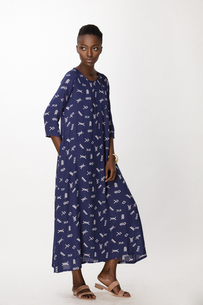 Nima Dress, Cobalt Jot
