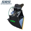 SRS Attachments TGB61036 36 In. Hydraulic Tilting Grading Bucket W/ BOCE, 6K-10K Class
