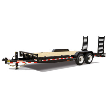 OrangeLine Trailers EQ14-17+3 Heavy-Duty Tandem Axle Equipment Trailer