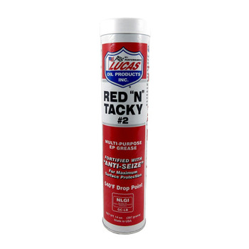 Lucas Red "N" Tacky #2 Multi-Purpose EP Grease 14 oz. (397 g)