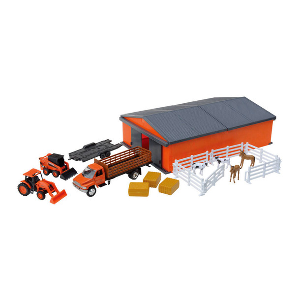 Kubota 77700-07898 Farm Equipment Vehicles and Shed Set