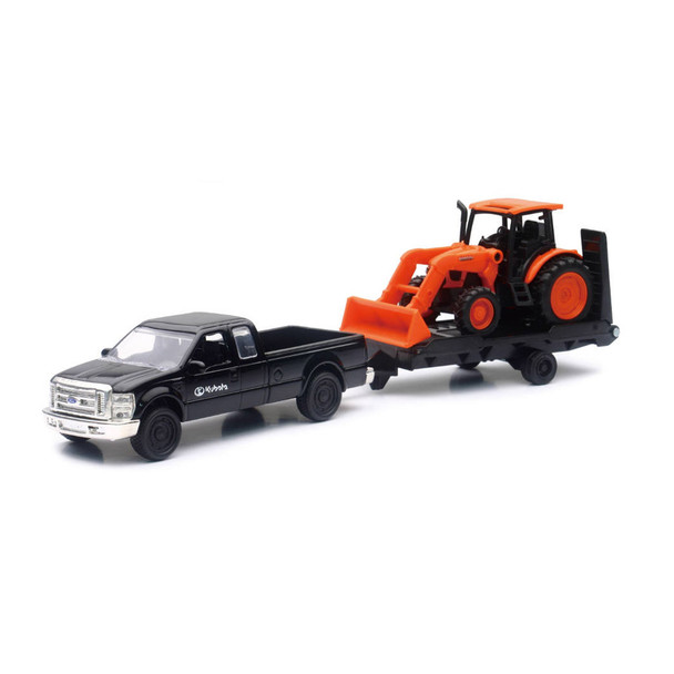 Kubota 77700-08703 M5-111 Tractor with Chevrolet Pickup Truck and Trailer