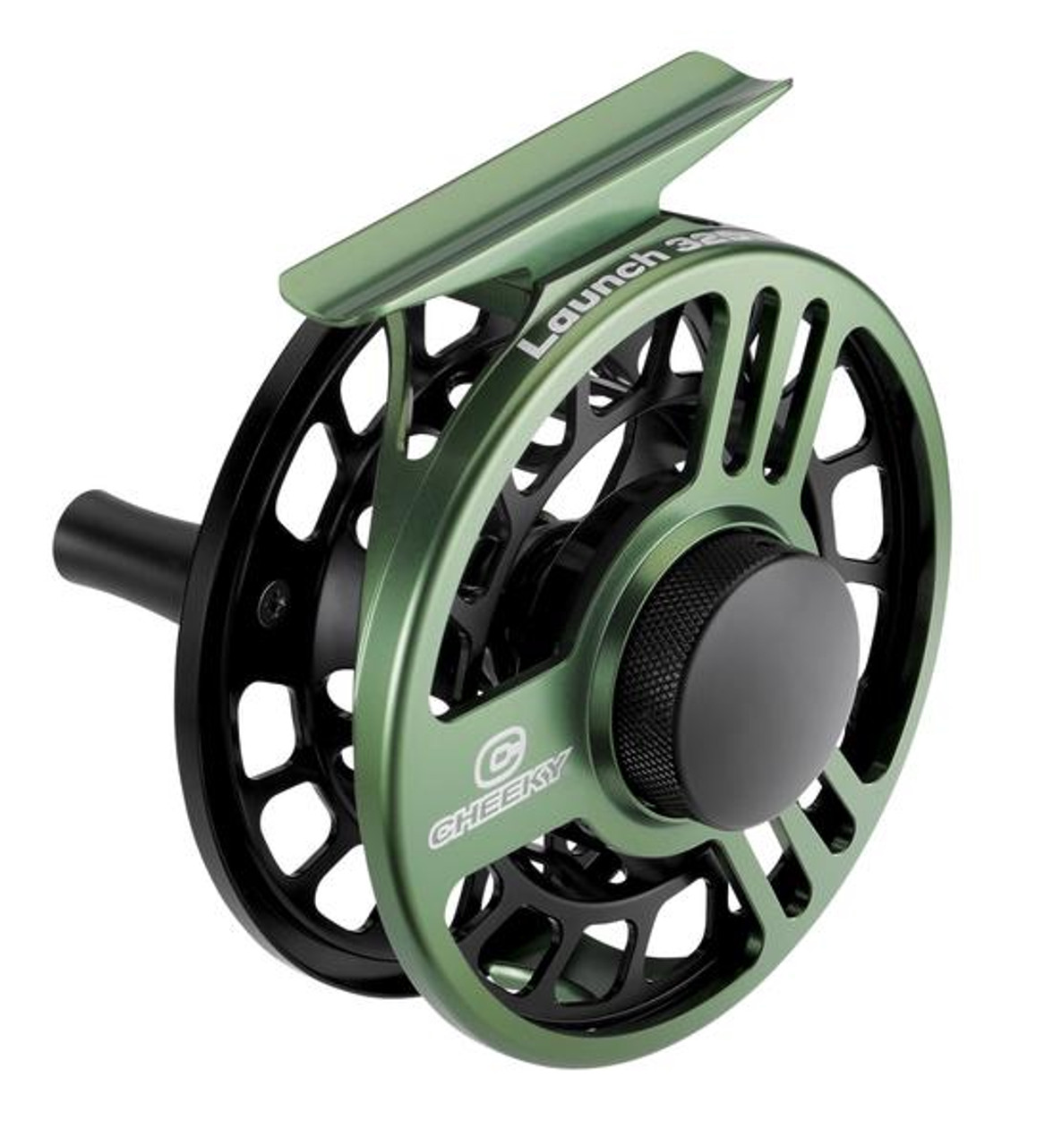 Cheeky Launch 325 Fly Reel, Green/Black - The Mountaineer