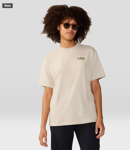 Women's Tie Dye Earth Boxy Short Sleeve 