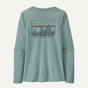 Women's Long-Sleeved Capilene Cool Daily Graphic Shirt